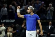 Carlos Alcaraz in action at the Laver Cup 2025 (Image Source: Getty)